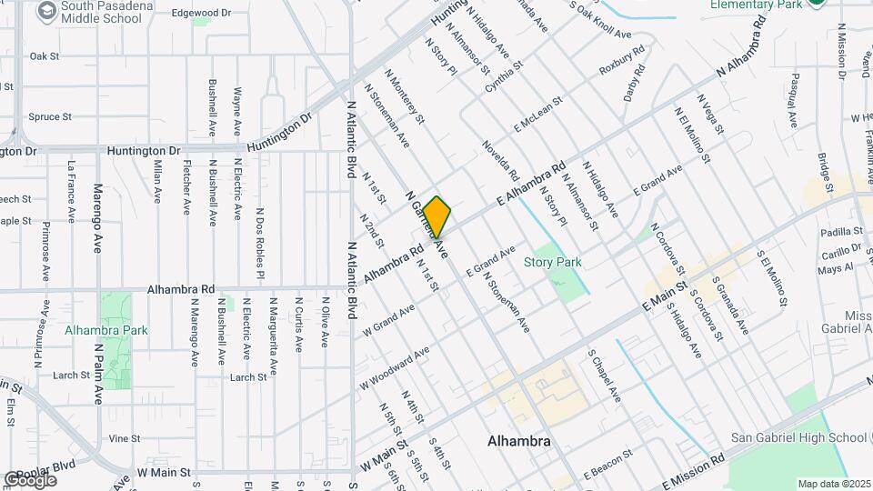 515 N Garfield Ave Map and Location Details