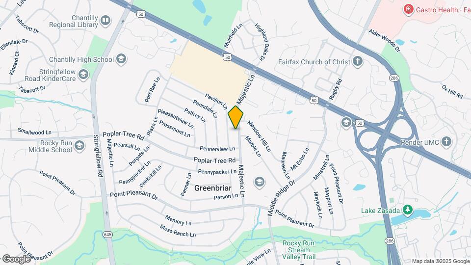 4116 Majestic Ln Map and Location Details