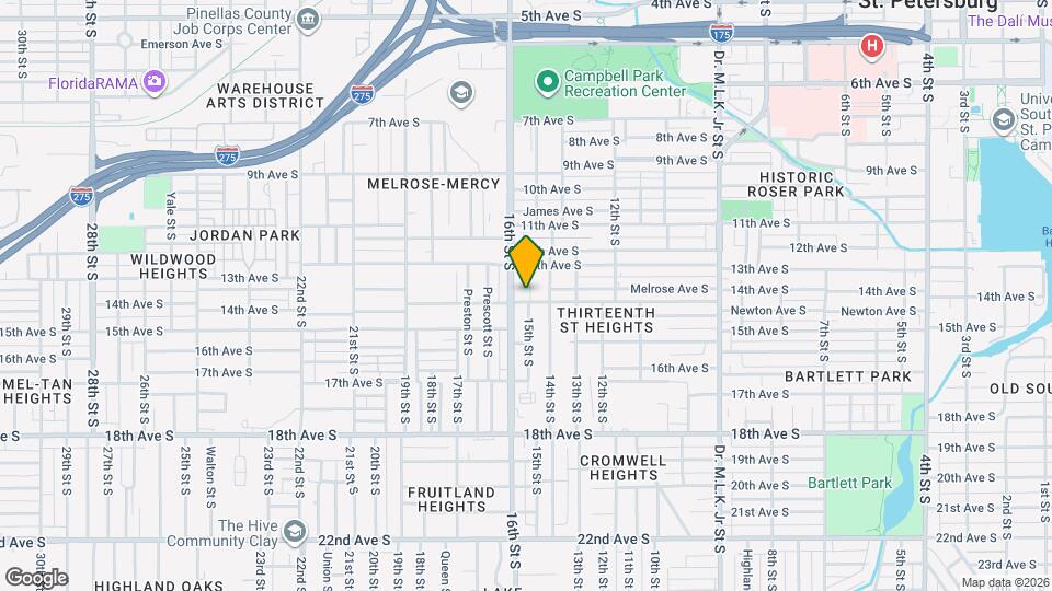 1349 15th St S Map and Location Details