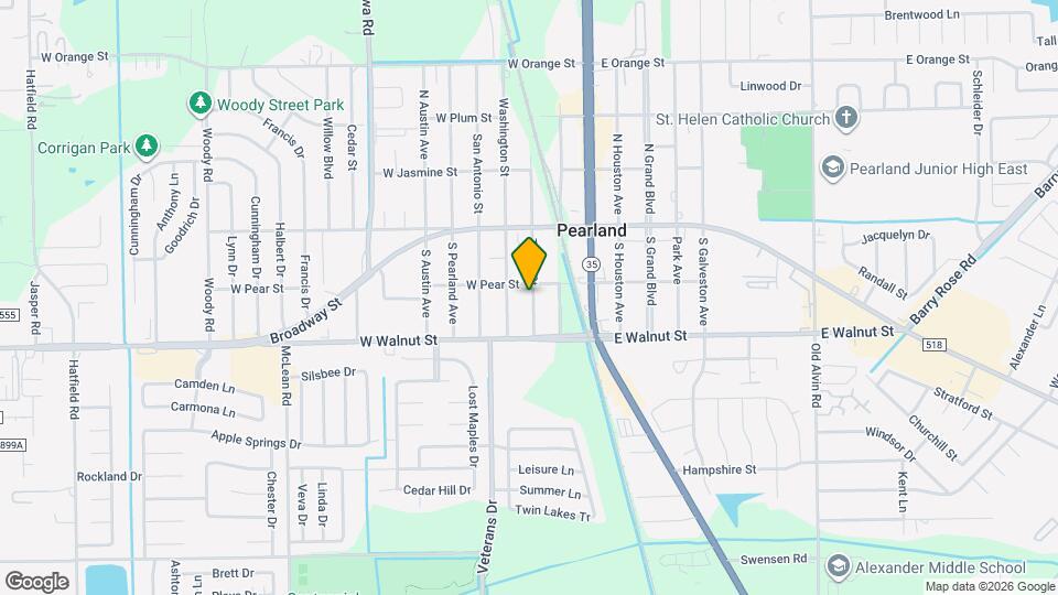 2508 S Texas Ave Map and Location Details