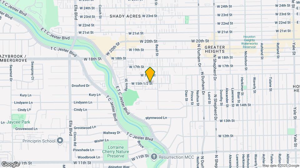 1116 W 15th 1/2 St Map and Location Details
