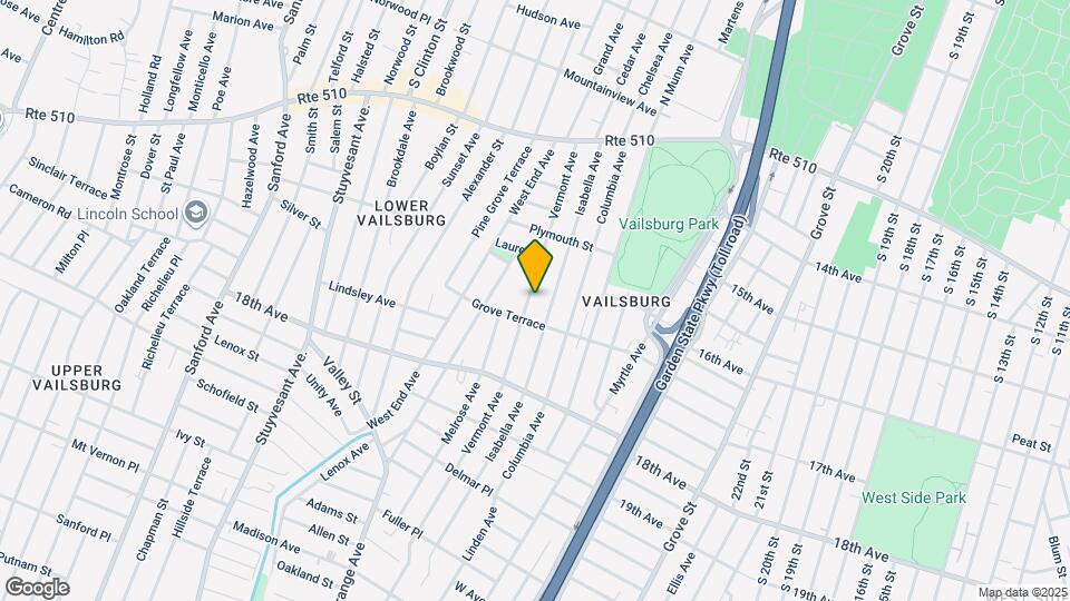 134 Vermont Ave Map and Location Details