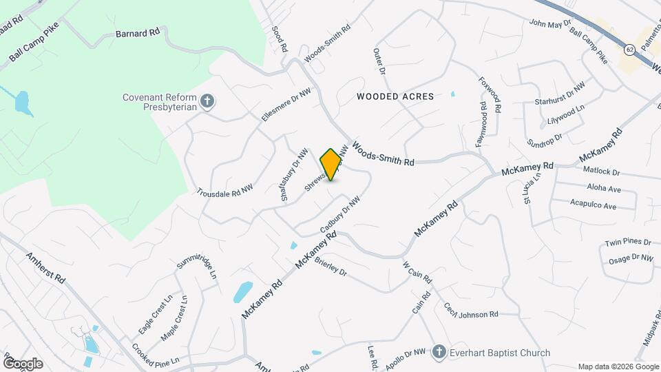 5409 Avebury Ln Map and Location Details