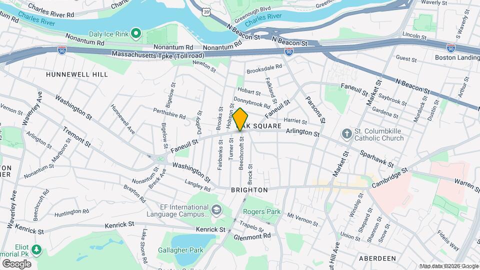 272 Faneuil St, Unit 2 Map and Location Details