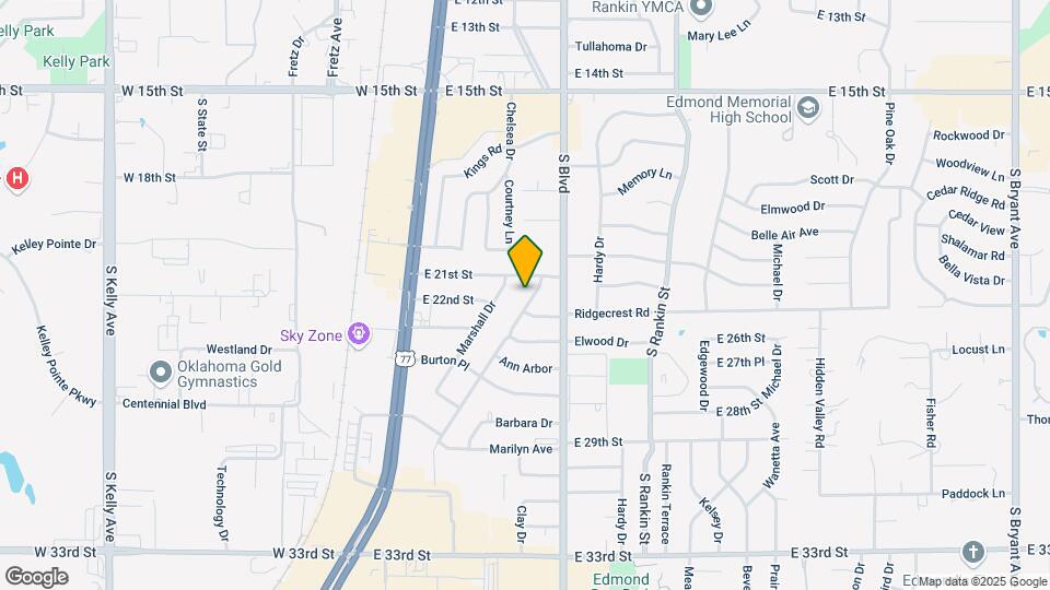 2113 Henderson Dr Map and Location Details