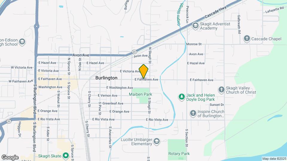 1096 E Fairhaven Ave Mapa y Detalles de la Ubicación