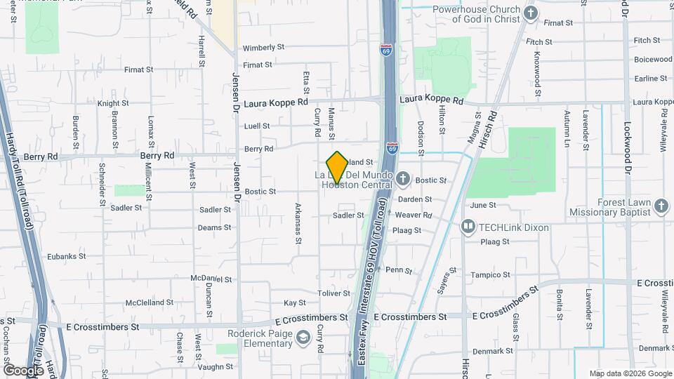 3222 Bostic St Map and Location Details