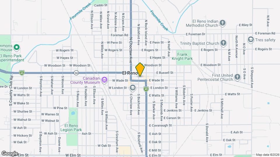 115 E Russell St Map and Location Details