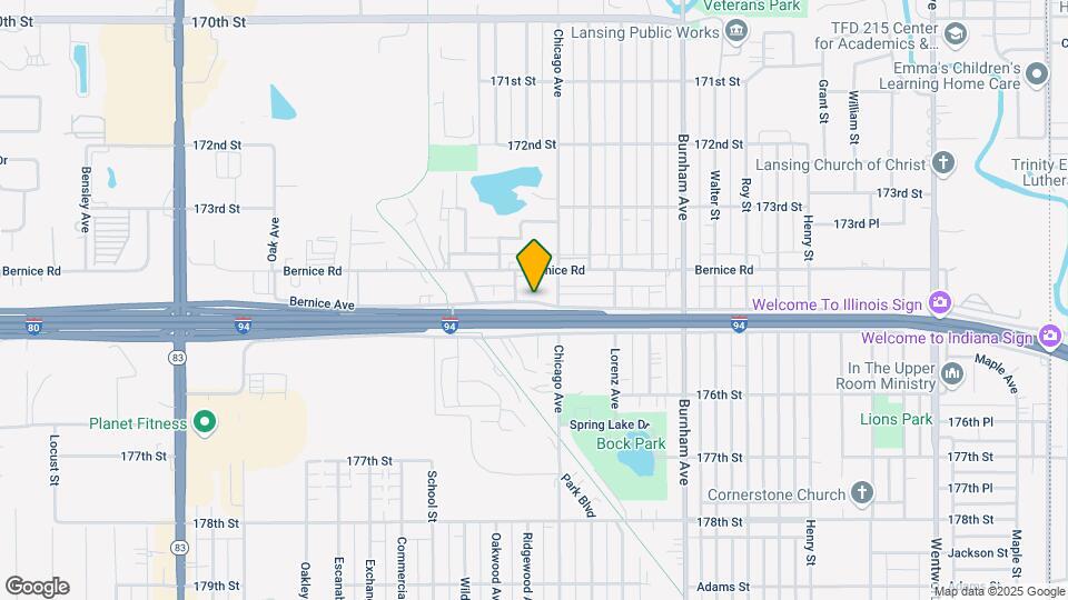 2940 Bernice Ave Map and Location Details