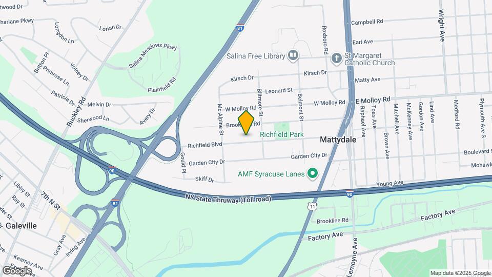 312 Richfield Blvd, Unit A Map and Location Details