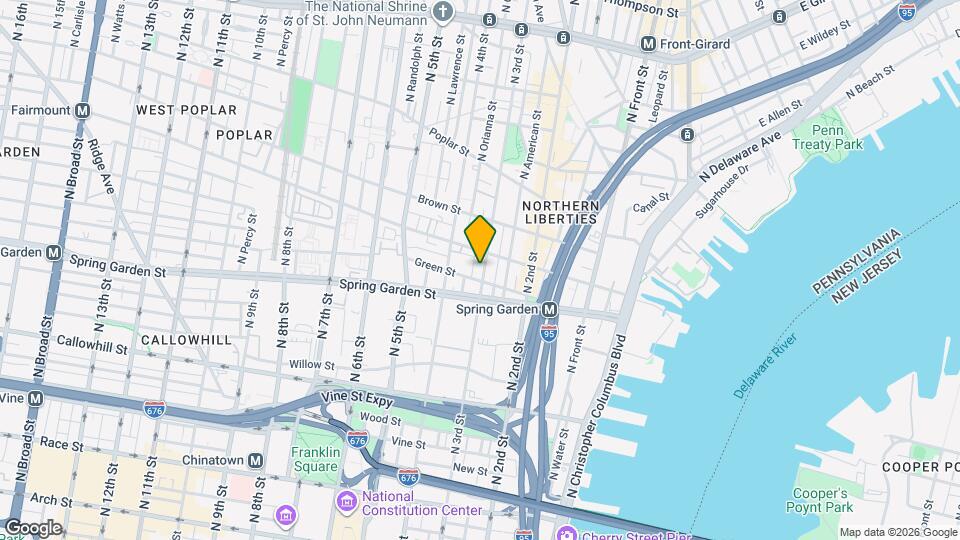 608 N 3rd St Map and Location Details