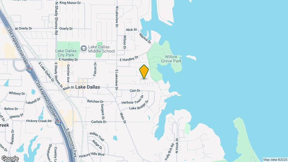 721 Thompson Dr Mapa y Detalles de la Ubicación