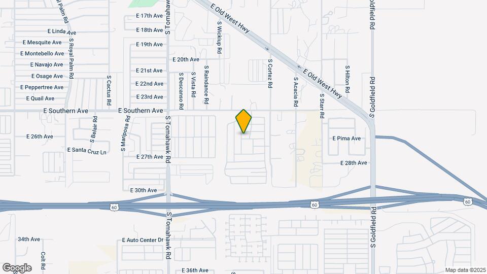 2172 E Pima Ave Map and Location Details