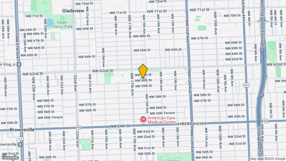 1532 NW 60th St Map and Location Details