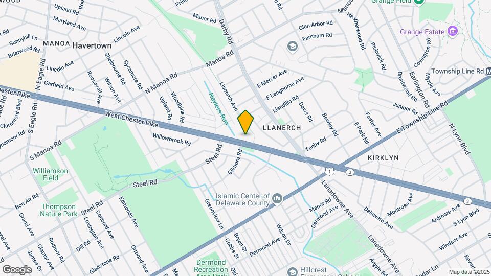 359 W Chester Pike, Unit Havertown Duplex Map and Location Details