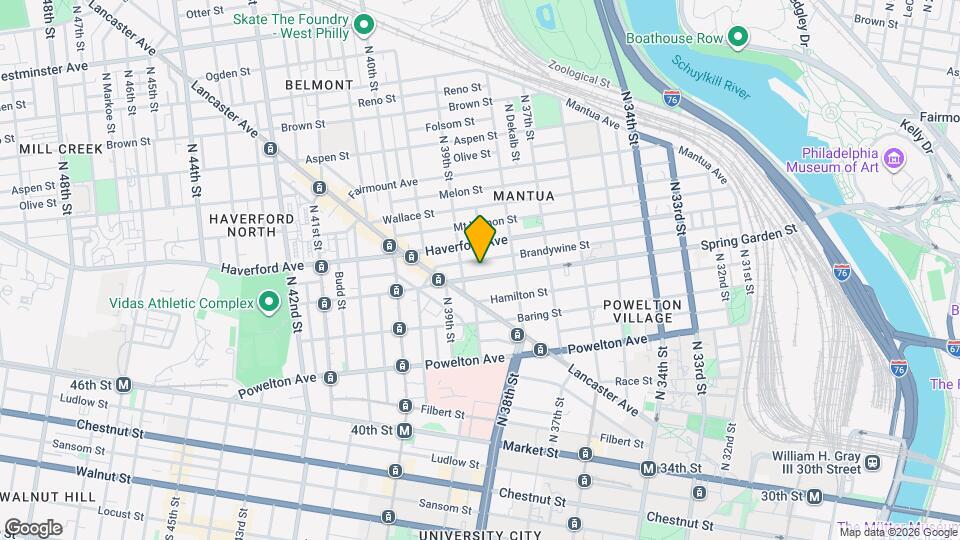 3809 Spring Garden St, Unit B2 Map and Location Details