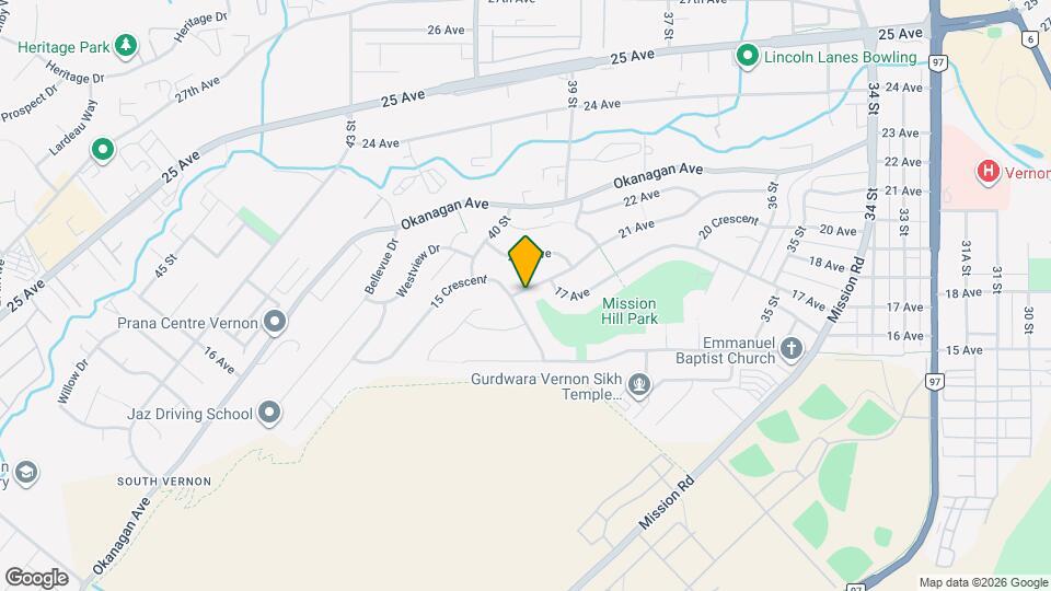 3922 21 Av Map and Location Details