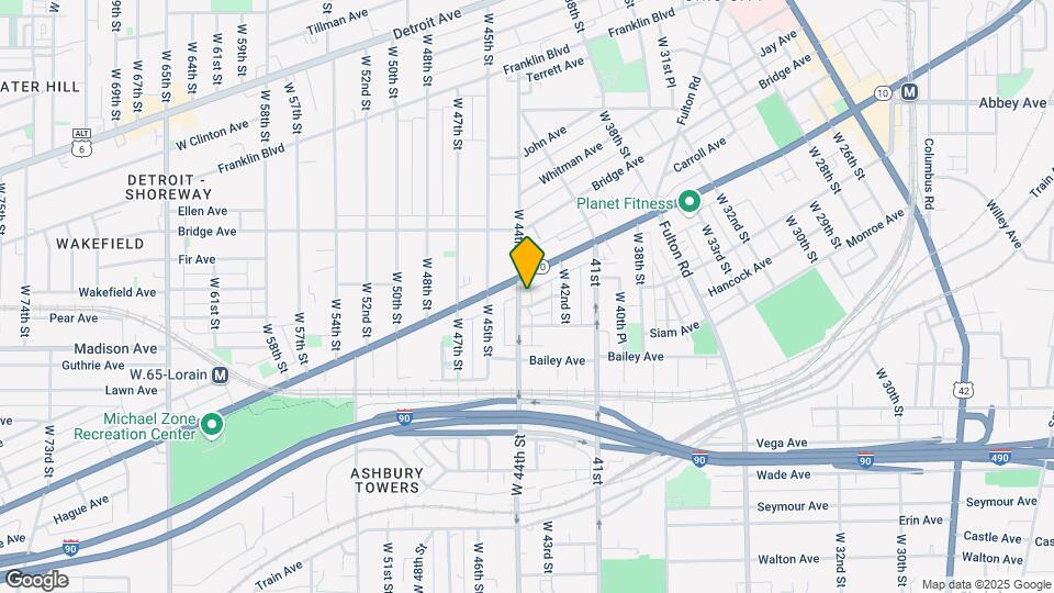 2017 W 44th St Map and Location Details