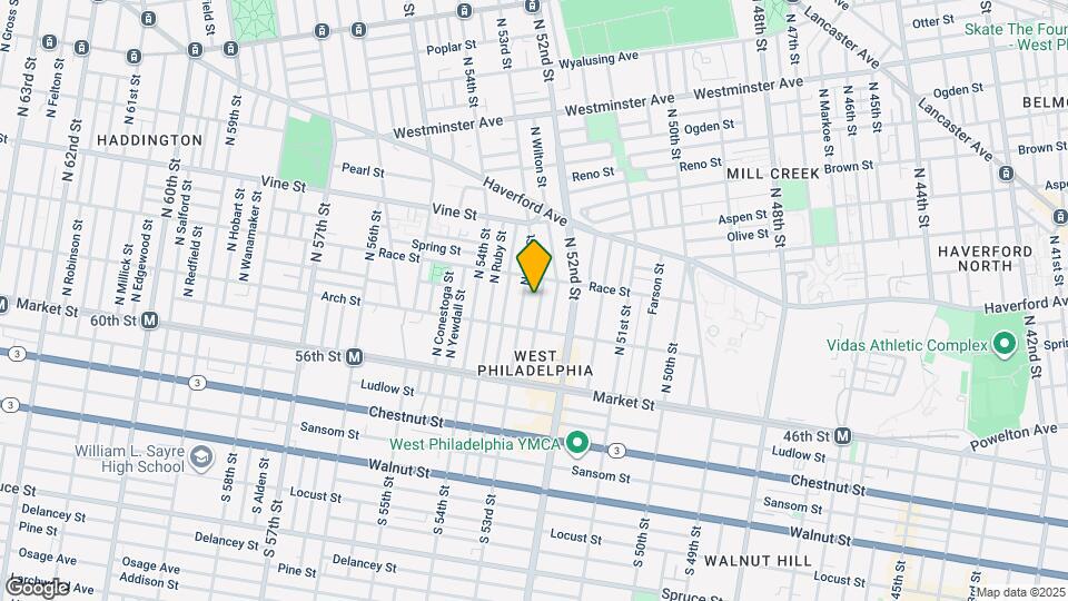 134 N Lindenwood St Map and Location Details