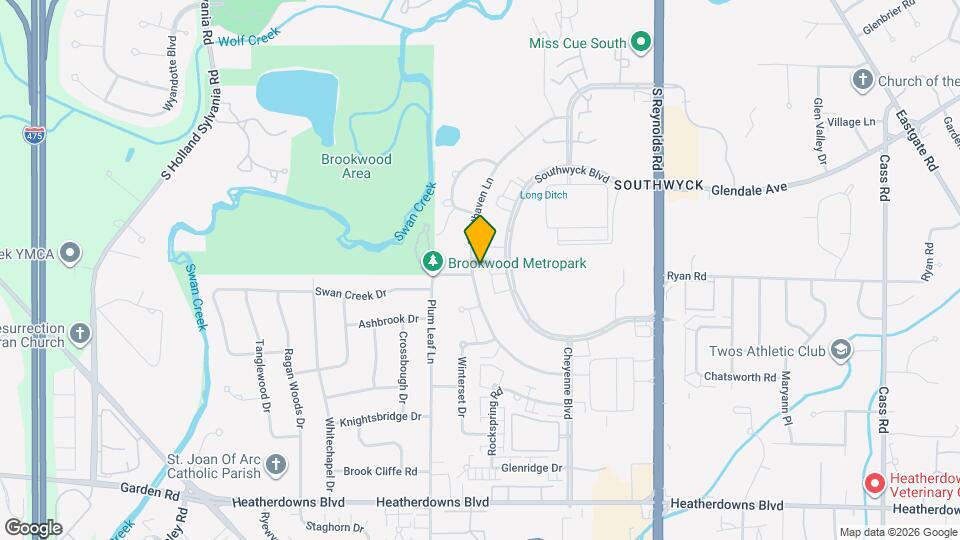 5620 Cresthaven Ln Mapa y Detalles de la Ubicación