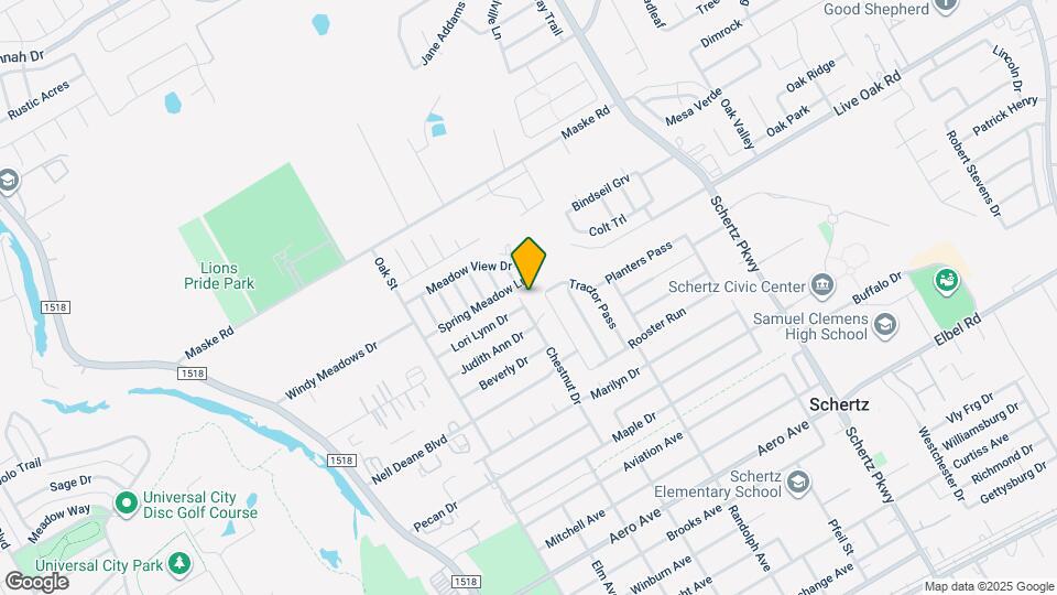 1512 Chestnut Dr Map and Location Details