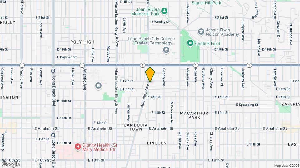 1622-1628 Orange Ave Map and Location Details