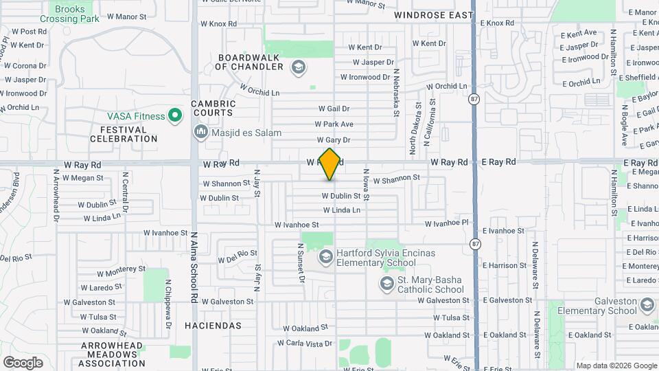 601 W Shannon St Mapa y Detalles de la Ubicación