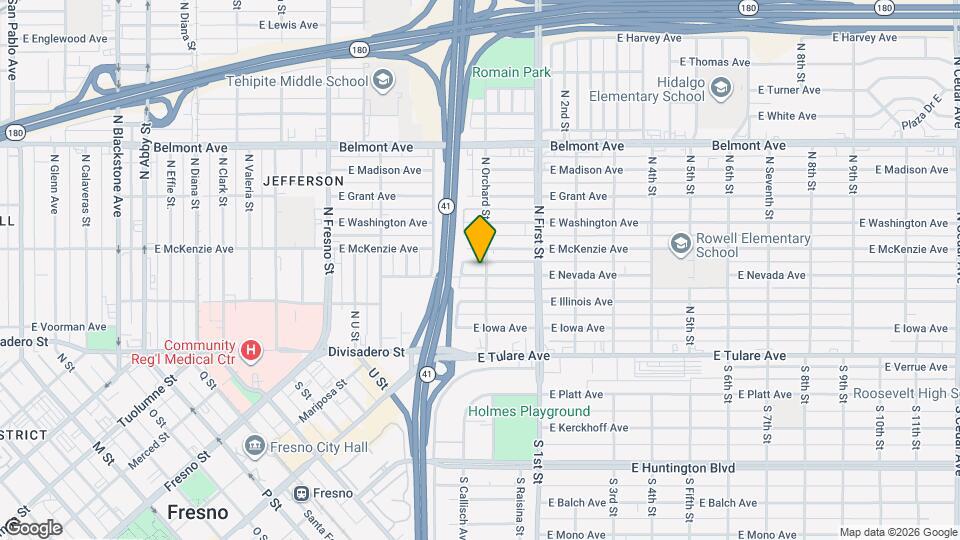 2995 E Nevada Ave Map and Location Details