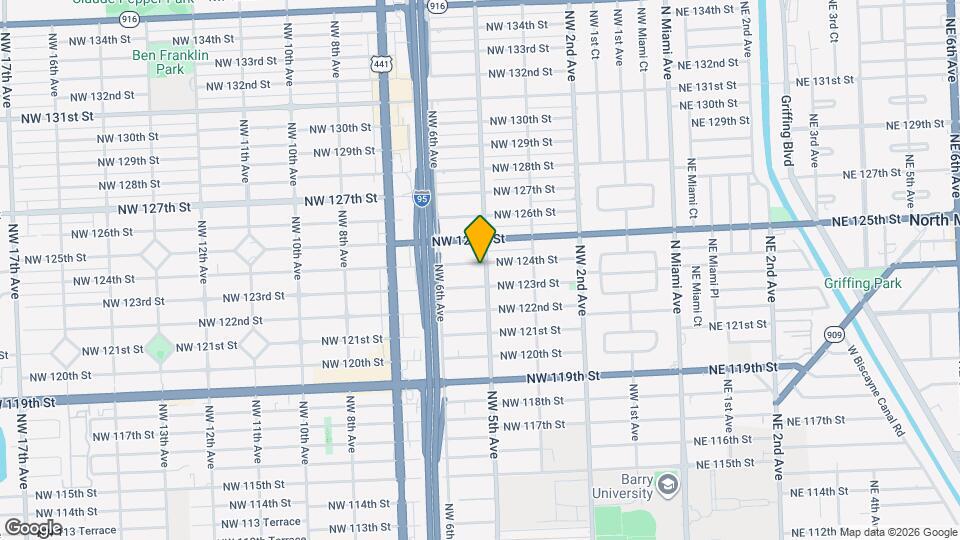 500 NW 124th St Map and Location Details
