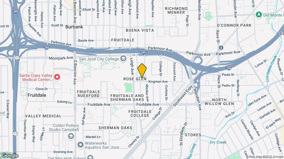 1675 Kingman Ave Map and Location Details