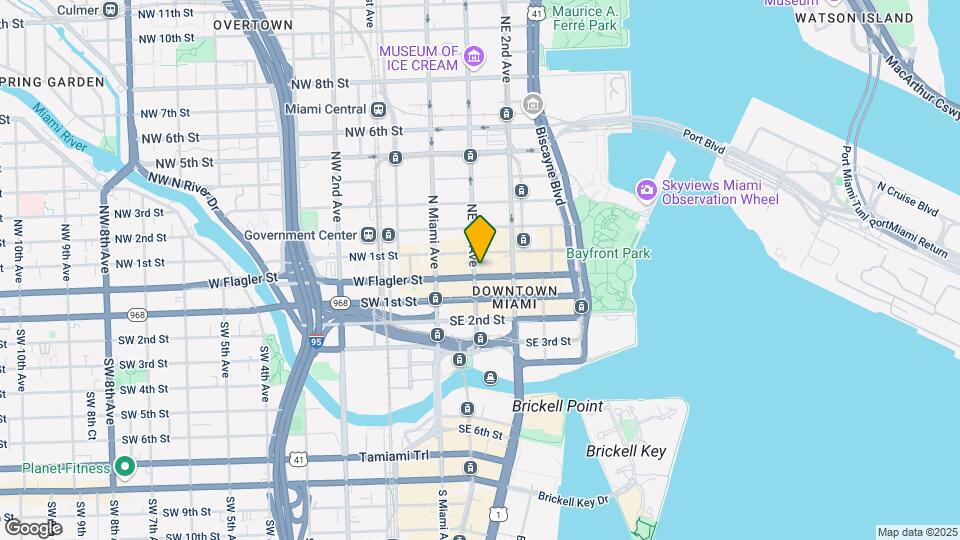111 E Flagler St, Unit 702 Map and Location Details