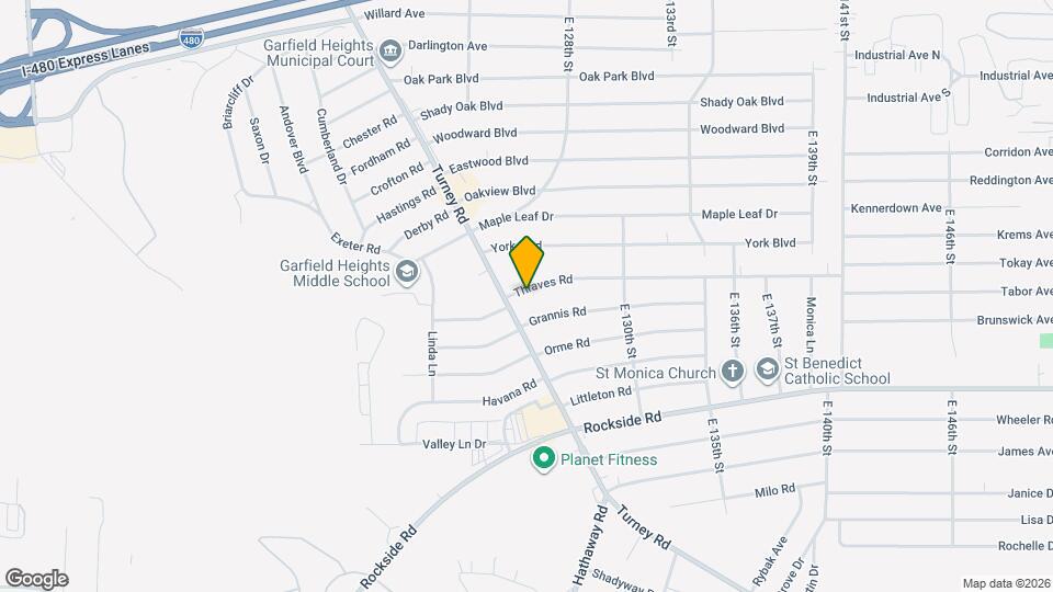 12408 Thraves Ave Mapa y Detalles de la Ubicación