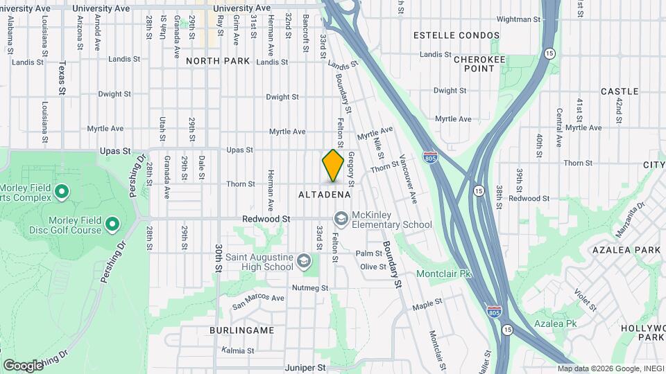 Spanish Style Architectural Gem in the Heart of Altadena - Available Early June Map and Location Details