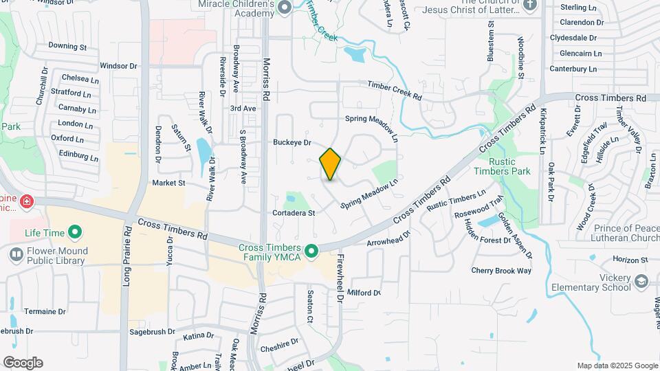 3609 Spring Meadow Ln Map and Location Details