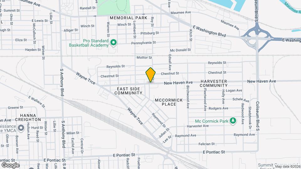 2806 New Haven Ave Map and Location Details
