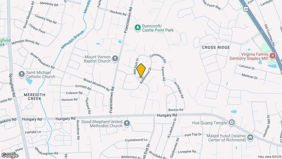 4717 Mill Park Dr Map and Location Details