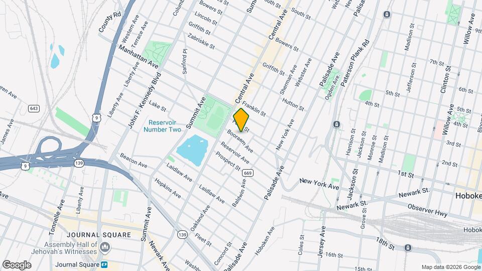 116 Booraem Ave Map and Location Details