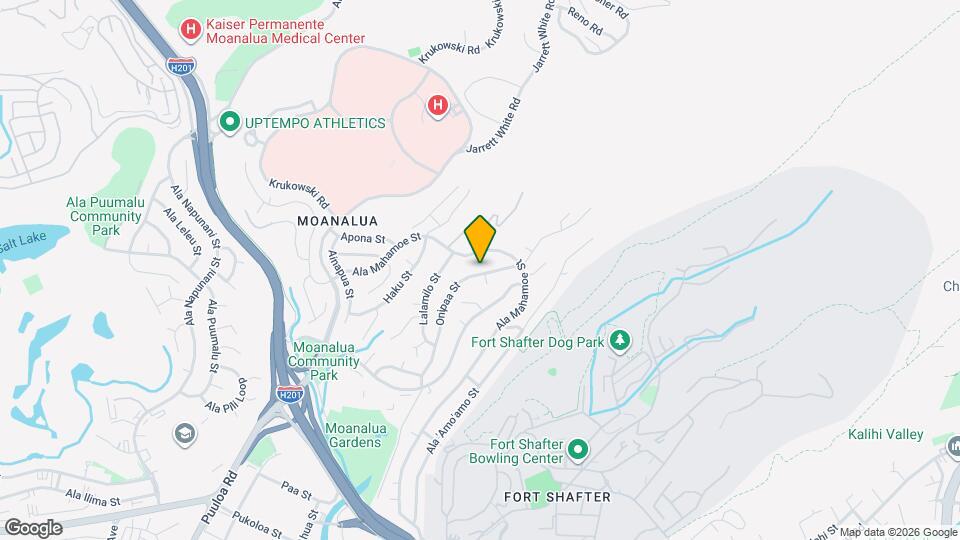 1544 Onipaa St Map and Location Details