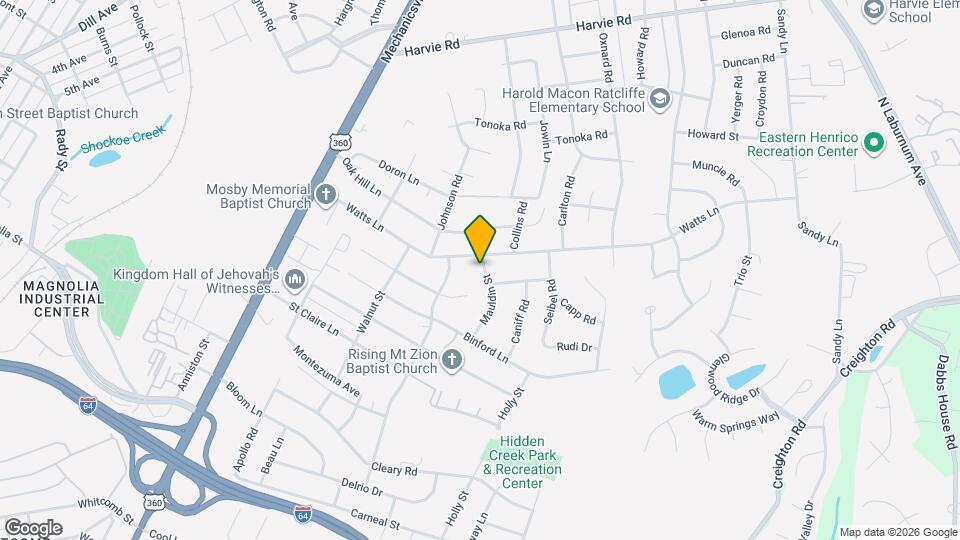 2824 Mauldin St Map and Location Details