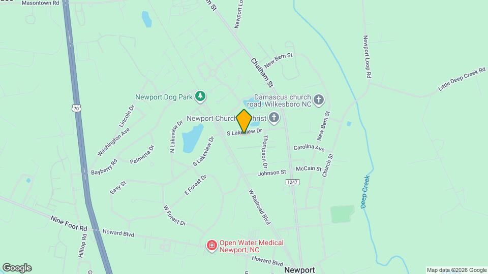 2118 S Lakeview Dr Map and Location Details