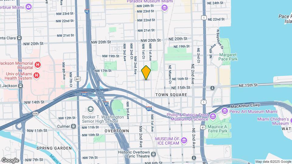 1541 NW 1st Ct, Unit B8 Map and Location Details