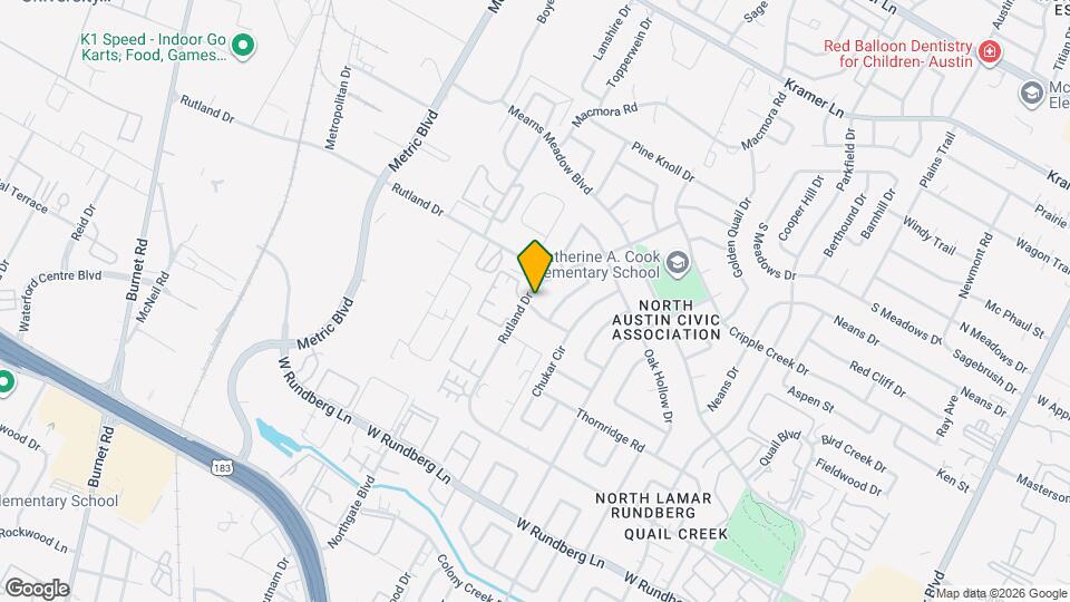 1710 Ledgewood Dr Map and Location Details