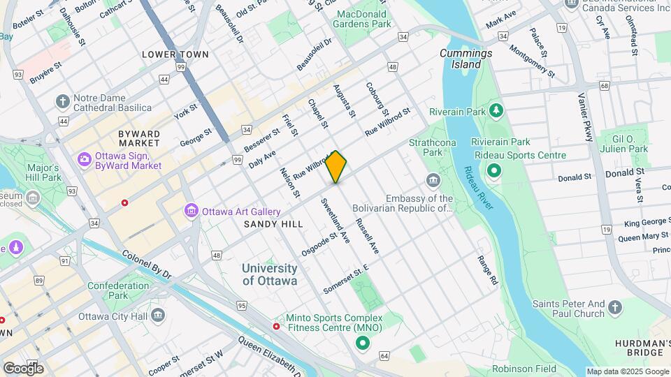 292 Laurier Av E Map and Location Details