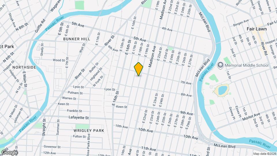 318 E 19th St Map and Location Details