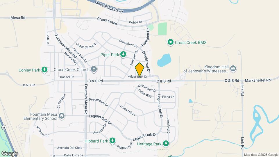 8774 Silver Glen Dr Map and Location Details