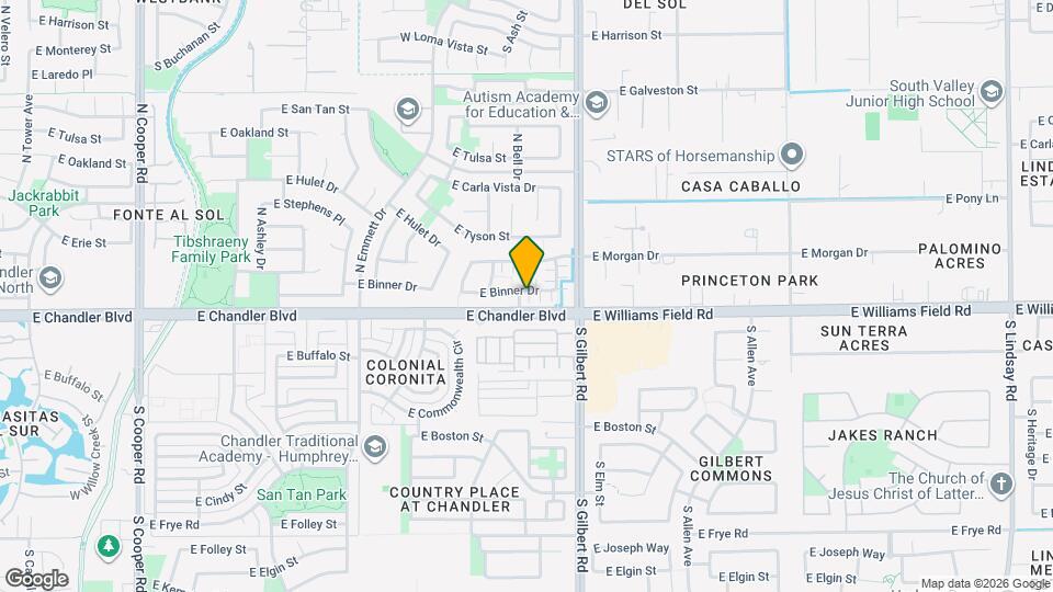 2873 E Binner Dr, Unit 2205 Mapa y Detalles de la Ubicación