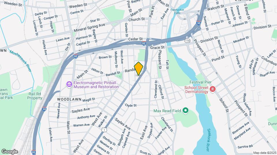 199 Pawtucket Ave Map and Location Details
