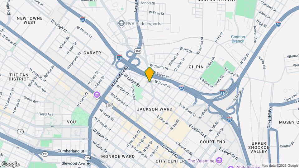 127 W Jackson St Map and Location Details