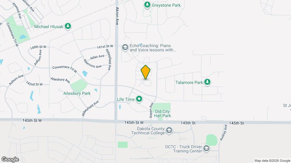 1252 143rd Ct E Mapa y Detalles de la Ubicación