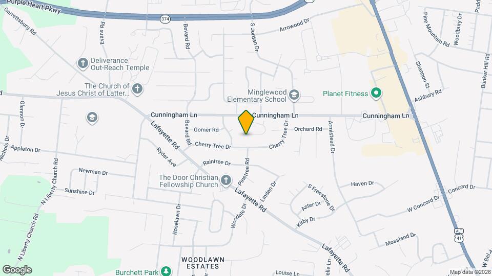 118 Cunningham Pl Map and Location Details